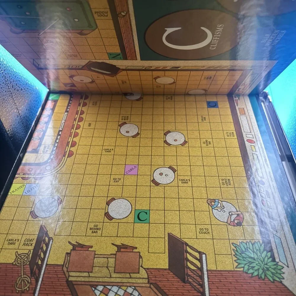 CHEERS, VINTAGE 1992 BOARD, TRIVIA “CLASSIC” GAME;SAM,DIANE,WOODY,CARLA NIB